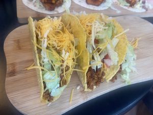 American Tacos  at Taco Truck in Rhodes