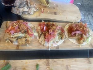 Chicken tacos  at Taco Truck in Rhodes