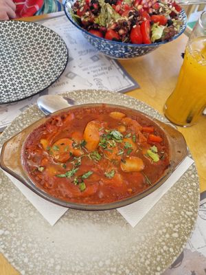 Big Beans Stew at Anemi Taverna in Crete
