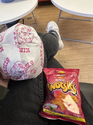 Bagel (wotits model’s own)  at KINGBABYBAGELS in Newcastle Upon Tyne