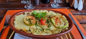 The potato pie at Pura Vida in El Calafate