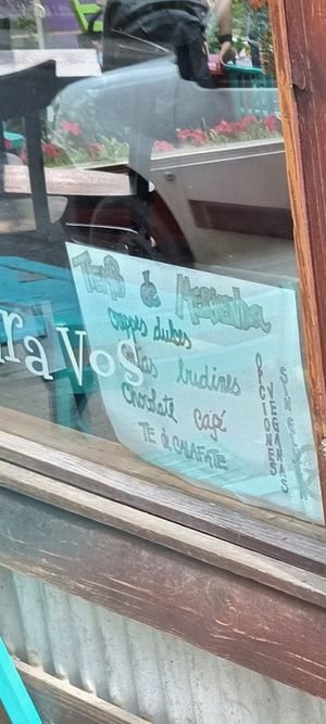 Merienda at Pura Vida in El Calafate