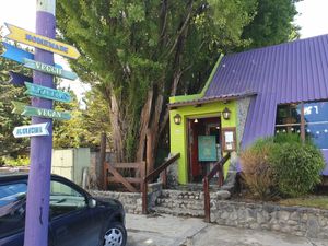 Vegan options!!! Come inside :) at Pura Vida in El Calafate