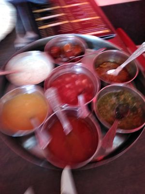 Poppadom sauces (June 2022) at Westbourne Spice in Otley