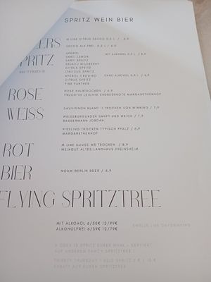 Alcoholic drinks at Tipu in Mannheim