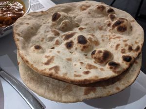 Vegan roti at Delhi 'O' Delhi in Newtown