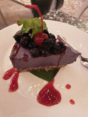 Bluberry Cheezecake. at Planta in Phnom Penh