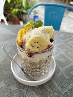 Vegan overnight oats.  at Planta in Phnom Penh