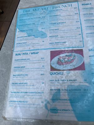 Menu (Mar 2024)  at Planta in Phnom Penh