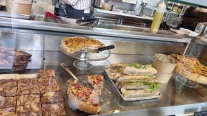 Selection of cake, brownies, quiche, sandwiches...  at Origin - Coffee Shop Végétal in Strasbourg