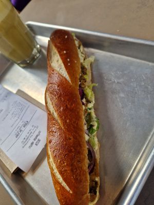 Döner Baguette at Origin - Coffee Shop Végétal in Strasbourg
