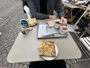 Tortillas and coffee  at Origin - Coffee Shop Végétal in Strasbourg