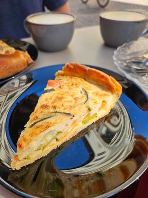 Quiche at Origin - Coffee Shop Végétal in Strasbourg