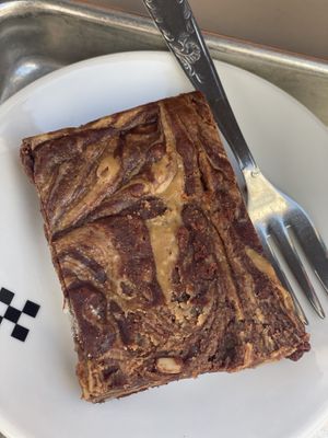 Peanut brownie  at Origin - Coffee Shop Végétal in Strasbourg