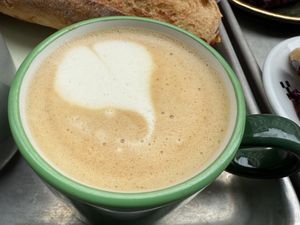 latte  at Origin - Coffee Shop Végétal in Strasbourg