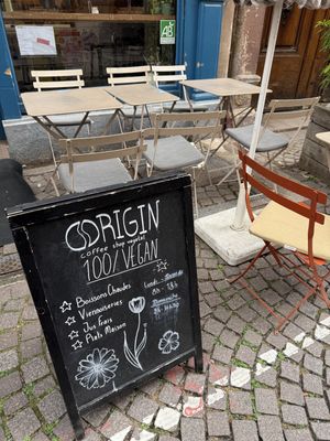 outside  at Origin - Coffee Shop Végétal in Strasbourg