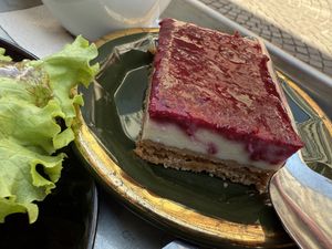 cheese cake  at Origin - Coffee Shop Végétal in Strasbourg
