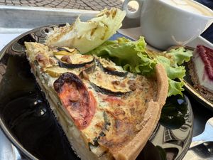 quiche  at Origin - Coffee Shop Végétal in Strasbourg