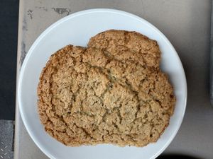 sesame cookie  at Origin - Coffee Shop Végétal in Strasbourg