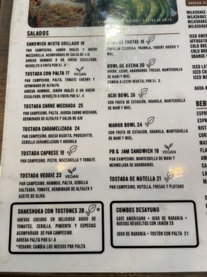 Carta marcada 🫶  at Kuk Bread Bowls in Lima