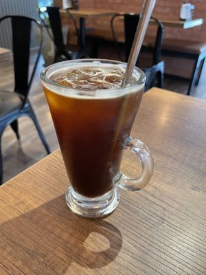 Americano frío  at Kuk Bread Bowls in Lima