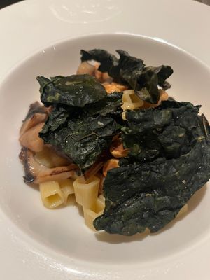 Mushroom pasta at Tierra in Matera