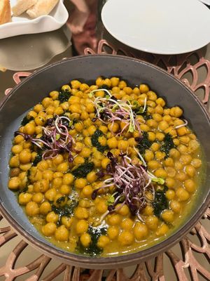 Chickpeas curry at Tierra in Matera