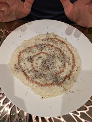 Risotto al tartufo at Tierra in Matera