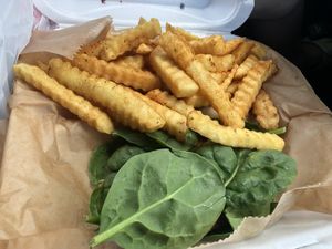 Regular Jack with spinach bun instead 

  at Jacked in Jacksonville