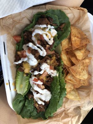 Special taco Jack -lettuce taco 
  at Jacked in Jacksonville