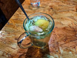 Lemon Grass tea at Asien Farmhouse at Asien Farmhouse in Berlin