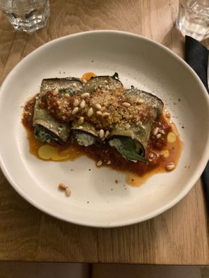 Eggplant Cannelloni   at Koko Green in Nice