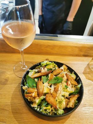 Caesar salad at Koko Green in Nice