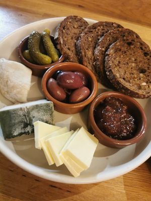 Cheese plate at Koko Green in Nice
