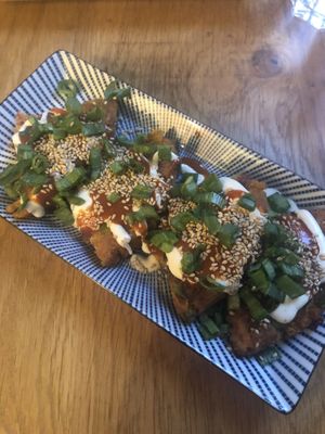 Kimchi pancakes  at Koko Green in Nice