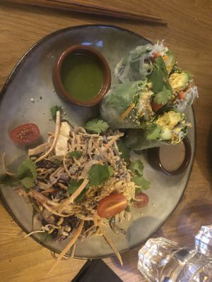 Summer rolls  at Koko Green in Nice