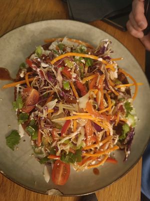 Kimchi waffle at Koko Green in Nice