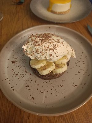 Banofee pie at Koko Green in Nice