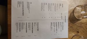 Menu at Koko Green in Nice