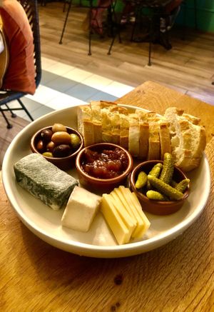 Cheese plate  at Koko Green in Nice