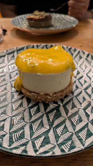 Cheese Cake with passion fruit (still dreaming about this!!) at Koko Green in Nice