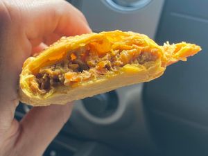 Jackfruit empanada  at RiCoQui Plant-Based Street Food in Charlotte