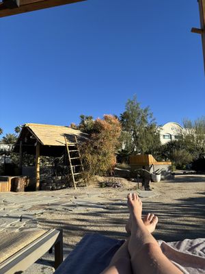   at Azure Palm Café in Desert Hot Springs