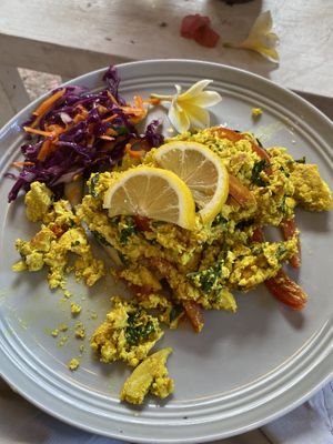 Sorry already took a couple bites before I took the pic lol  at Hellocapitano Lifestyle Café in 