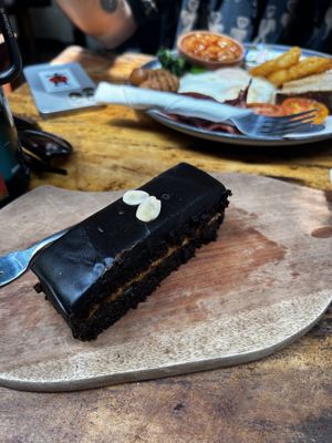 chocolate peanut butter slice  at Hellocapitano Lifestyle Café in 