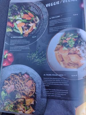 Gerichte für Veganer at Taumi Karlsruhe - Asia Fusion in Karlsruhe