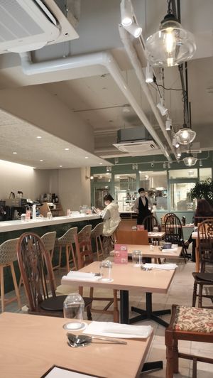 Interior at PASTA+ En to En in Osaka
