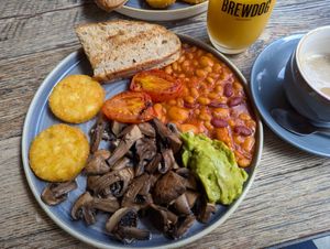 Vegan breakfast at Brewdog - Doghouse in Manchester