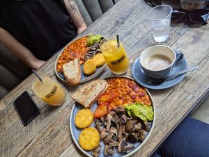 Vegan breakfasts at Brewdog at Brewdog - Doghouse in Manchester