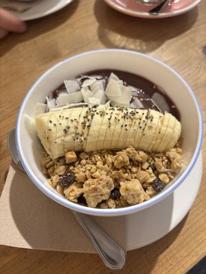 Açai bowl  at Fargo Café in Barcelona